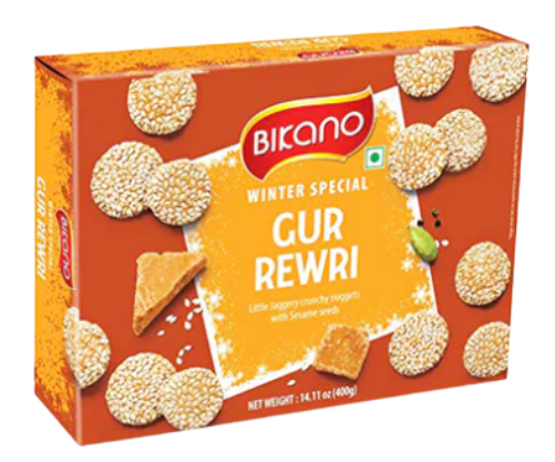 BIKANO AGRA REWARI GUR GAJJAK - 400gm
