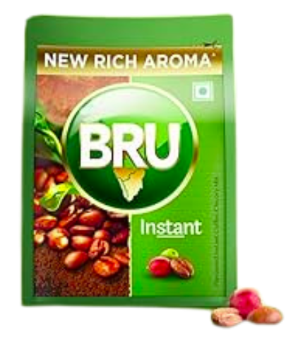 BRU INSTANT COFFEE POWDER POUCH  - 100gm