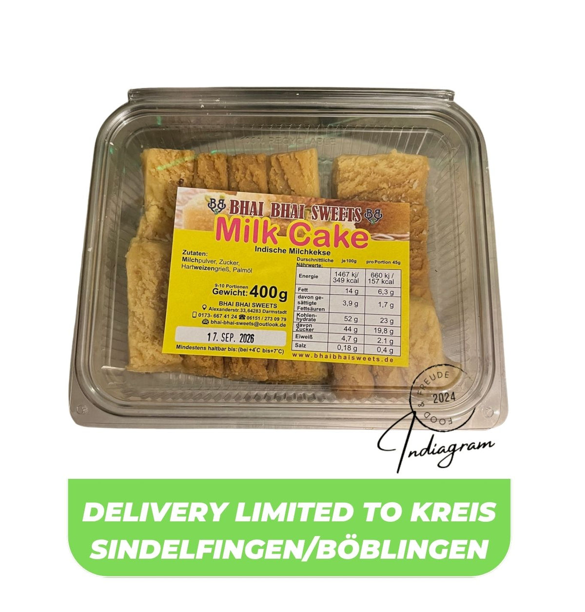 Milchkuchen - BHAI BHAI SWEETS