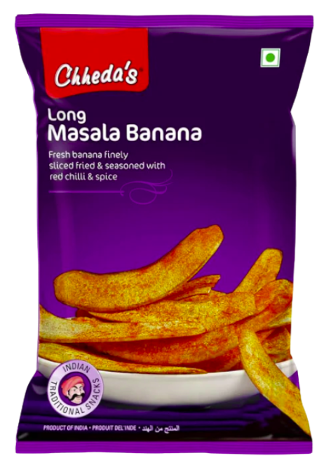 CHHEDA's LONG MASALA BANANA CHIPS - 170g