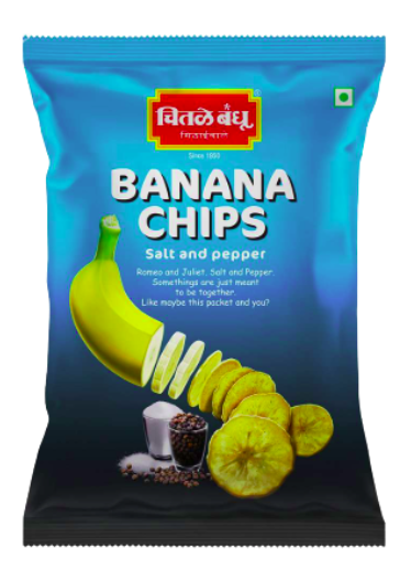 CHITALE BANANA CHIPS (SALT & PEPPER) - 200g