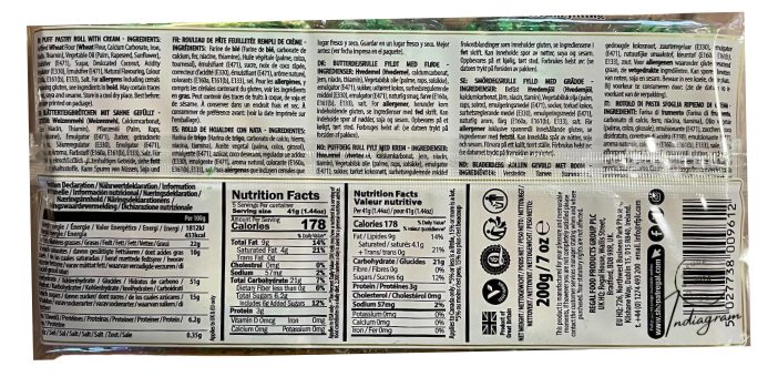 REGAL CREAM ROLLS(5pcs.) - 200gm