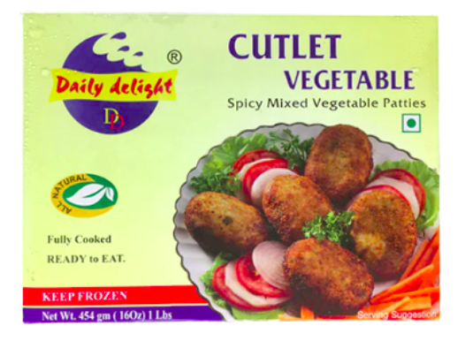 DAILY DELIGHT - VEGETABLE CUTLET - 454g