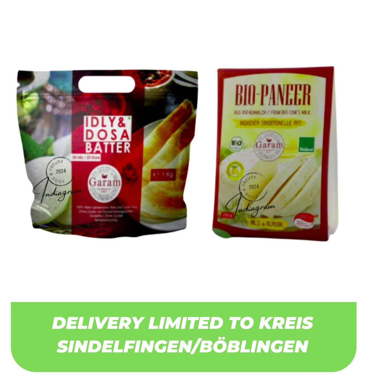 GARAM - IDLY & DOSA BATTER + BIO PANEER