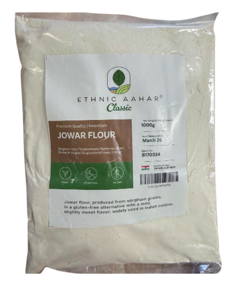 ETHNIC AAHAR JOWAR FLOUR (SORGHUM FLOUR) - 1Kg