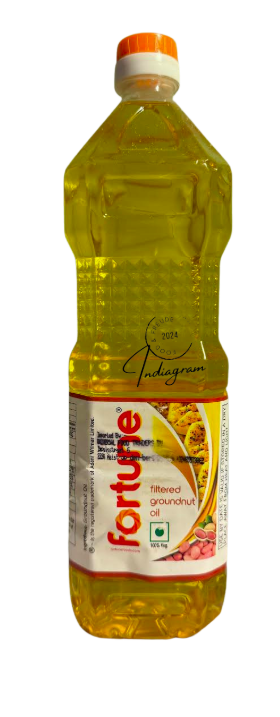FORTUNE FILTERED GROUNDNUT/PEANUT OIL - 1LTR
