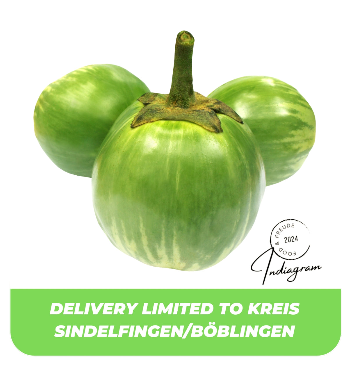 FRESH GREEN BAINGAN (AUBERGINE)