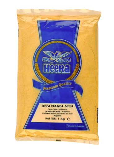 HEERA DESI MAKKI ATTA (MAIZE FLOUR) - 1kg