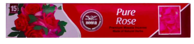 HEERA JANNAT PURE ROSE AGARBATTI - 15gm