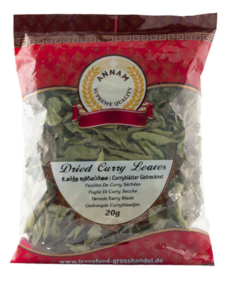 ANNAM GETROCKNETE CURRYBLÄTTER - 20g