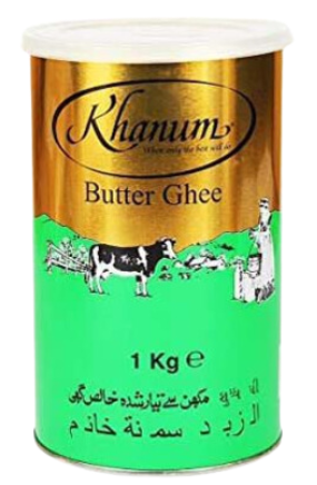 KHANUM PURE BUTTER GHEE - 1Kg – INDIAGRAM FOOD & FREUDE