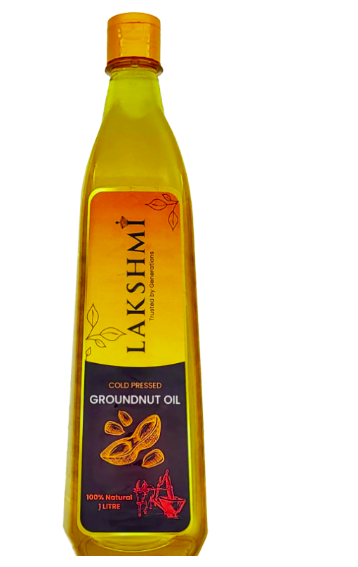 LAKSHMI KALT GEPRESST ERDNUSS ÖL - 1LTR