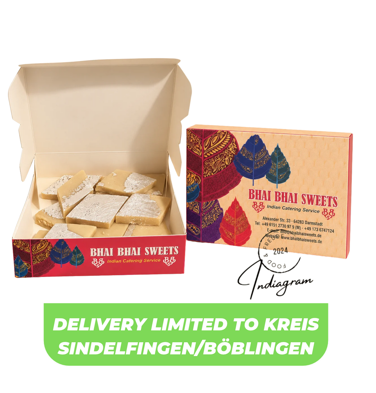 FRESH KAJU KATLI (BHAI BHAI SWEETS) - 275gm