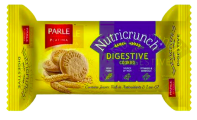 PARLE NUTRICRUNCH DIGESTIVE COOKIES - 100gm