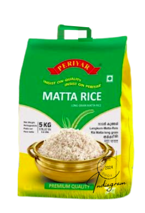 PERIYAR MATTA RICE VADI(GREEN PACK) - 5Kg