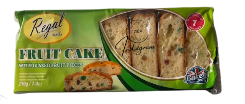REGAL FRUIT CAKE SLICES - 210gm