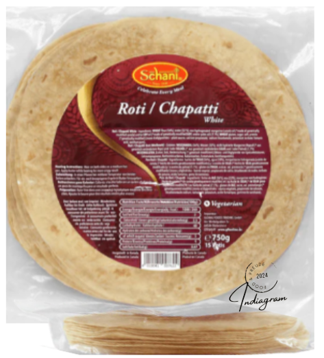 SCHANI ROTI/CHAPATTI - 750gm