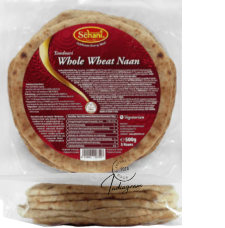 SCHANI VOLLKORN NAAN 5pcs - 500gm