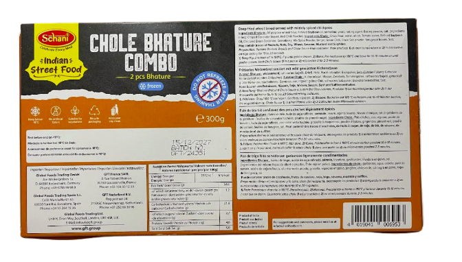 SCHANI CHOLE BHATURE COMBO (FROZEN) - 300g