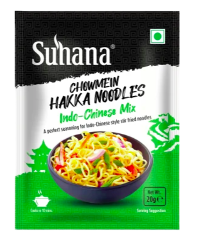 SUHANA CHOWMEIN HAKKA NOODLES INDO CHINESE MIX - 20g