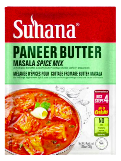 SUHANA PANEER BUTTER MASALA SPICE MIX - 50g
