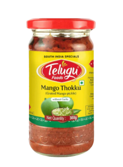 TELUGU MANGO THOKKU OHNE KNOBLAUCHGURKE – 300 g