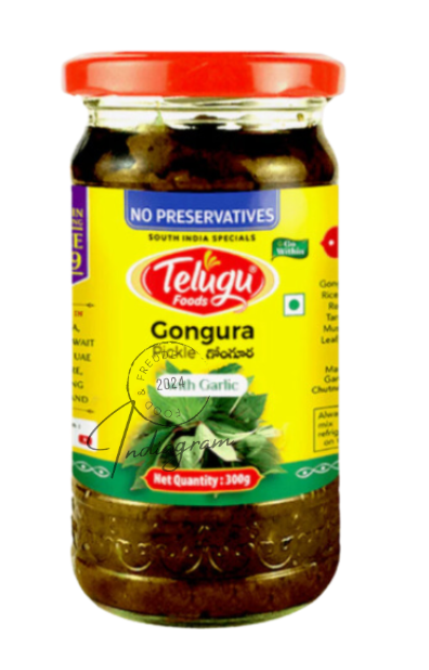 TELUGU GONGURA KNOBLAUCHgurke – 300 g
