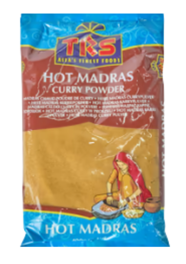 TRS MADRAS CURRY PULVER (HOT) - 400gm