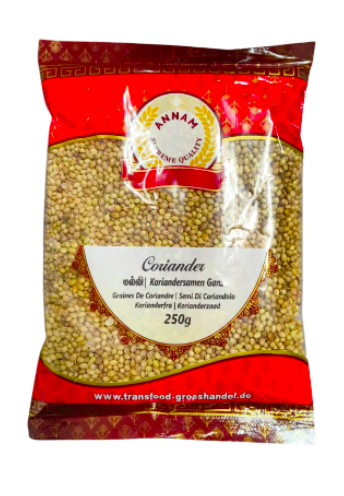 ANNAM GANZE KORIANDERSAMEN - 250g
