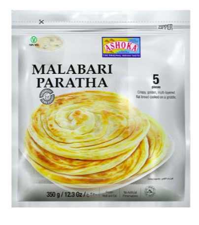 ASHOKA MALABARI PARATHA (FROZEN) - 350gm (5pcs.)