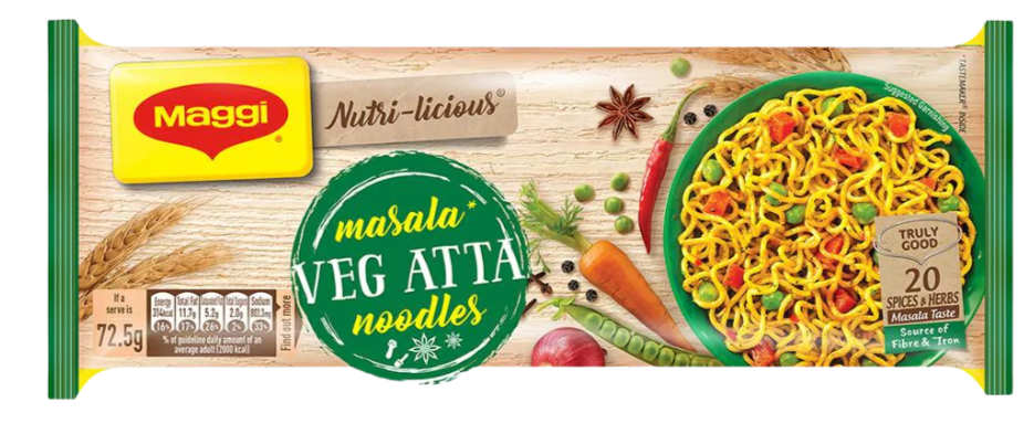 MAGGI VEG ATTA NOODLES - 290gm